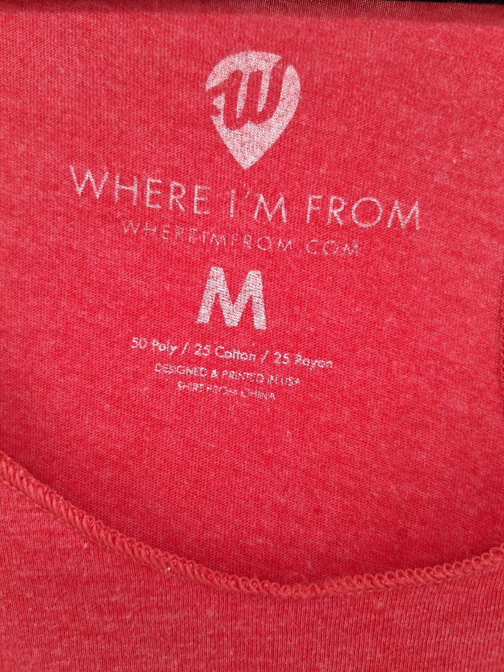 Red Racerback Tank Top with Ohio Graphic - M - Picture 2 of 3